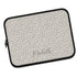 Nude Leopard Custom Name Laptop Sleeve